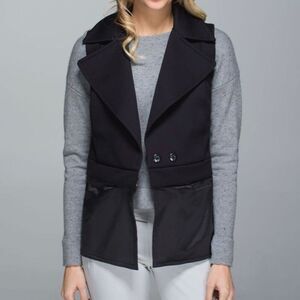 Lululemon Athletica Black Sleeveless Blazer